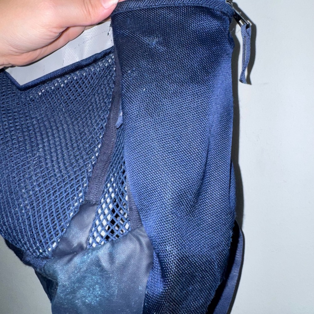 Nike Vapor Power Max Air Backpack Navy Blue Mesh Athletic Gym School Bag - Picture 8 of 11